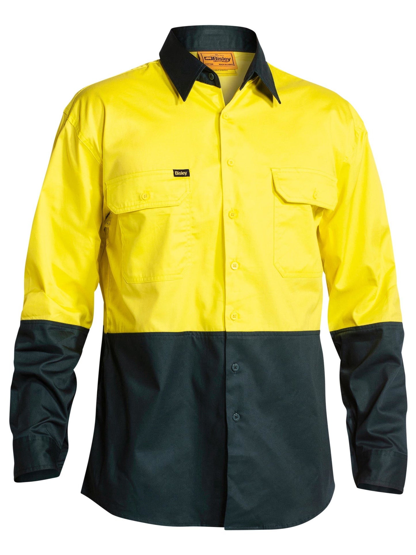Hi Vis Cool Lightweight Drill Shirt BS6895