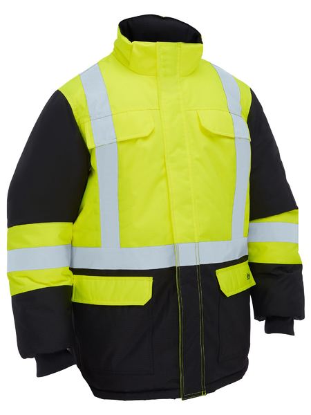 H TAPED HI VIS FREEZER HOODED JACKET  BJ6454HT