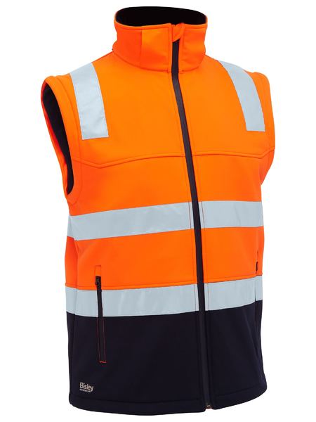 BJ6078T Taped Two Tone HI Vis 3 in 1 Soft Shell Jacket