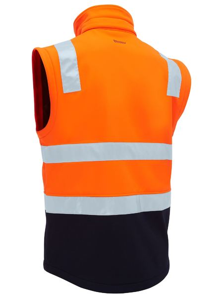 BJ6078T Taped Two Tone HI Vis 3 in 1 Soft Shell Jacket