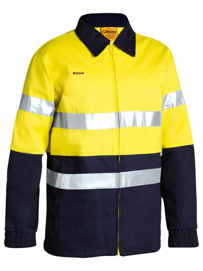 TAPED HI VIS DRILL JACKET BK6710T