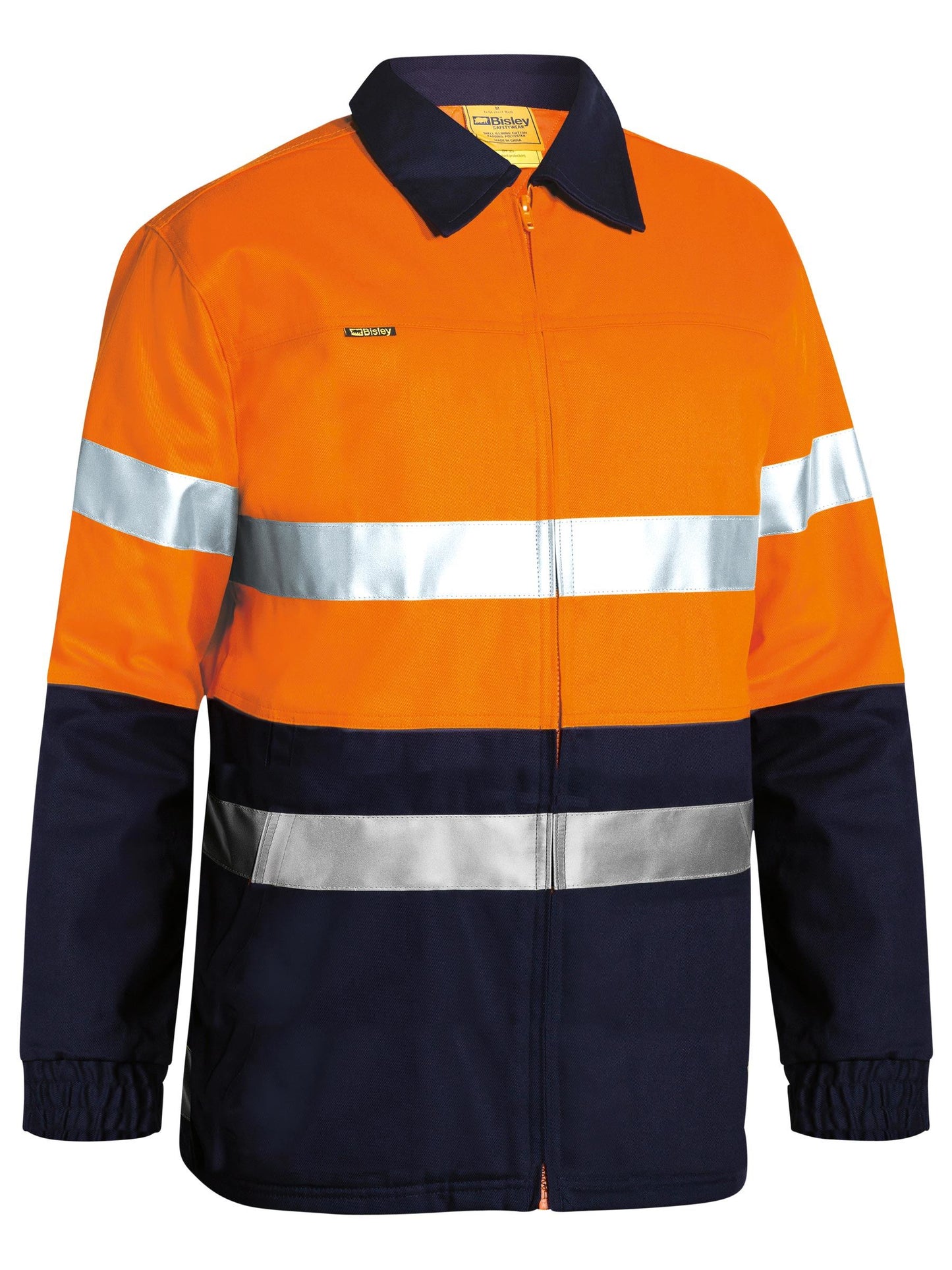 TAPED HI VIS DRILL JACKET BK6710T