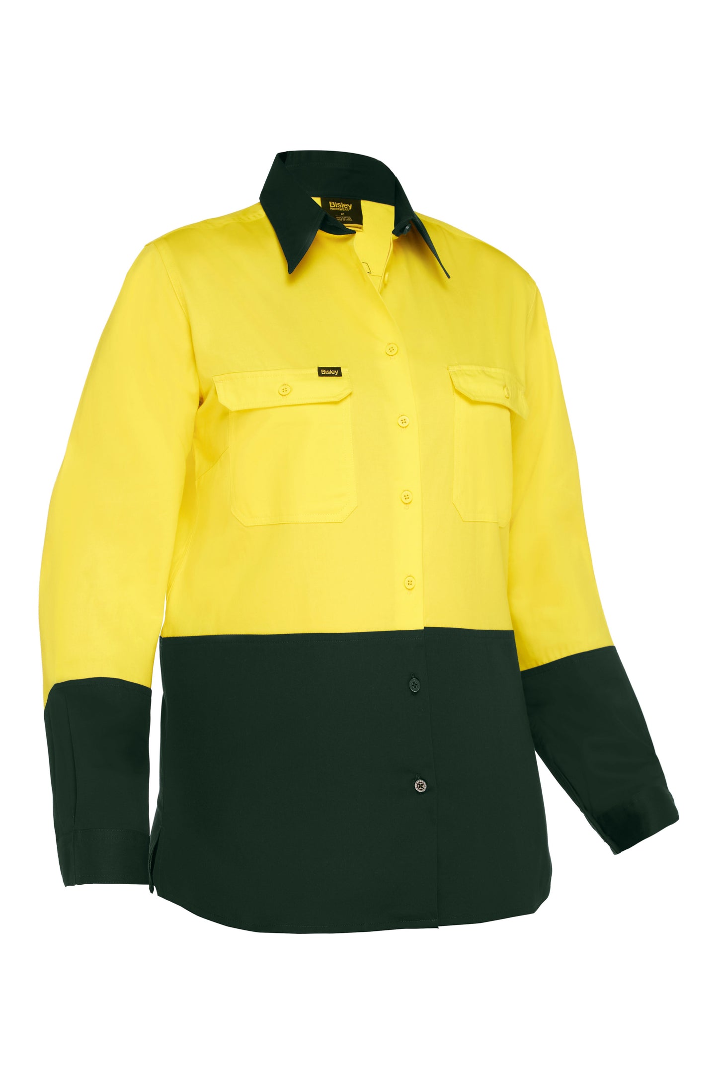 WOMEN'S COOL LIGHTWEIGHT HI VIS DRILL SHIRT BL6895