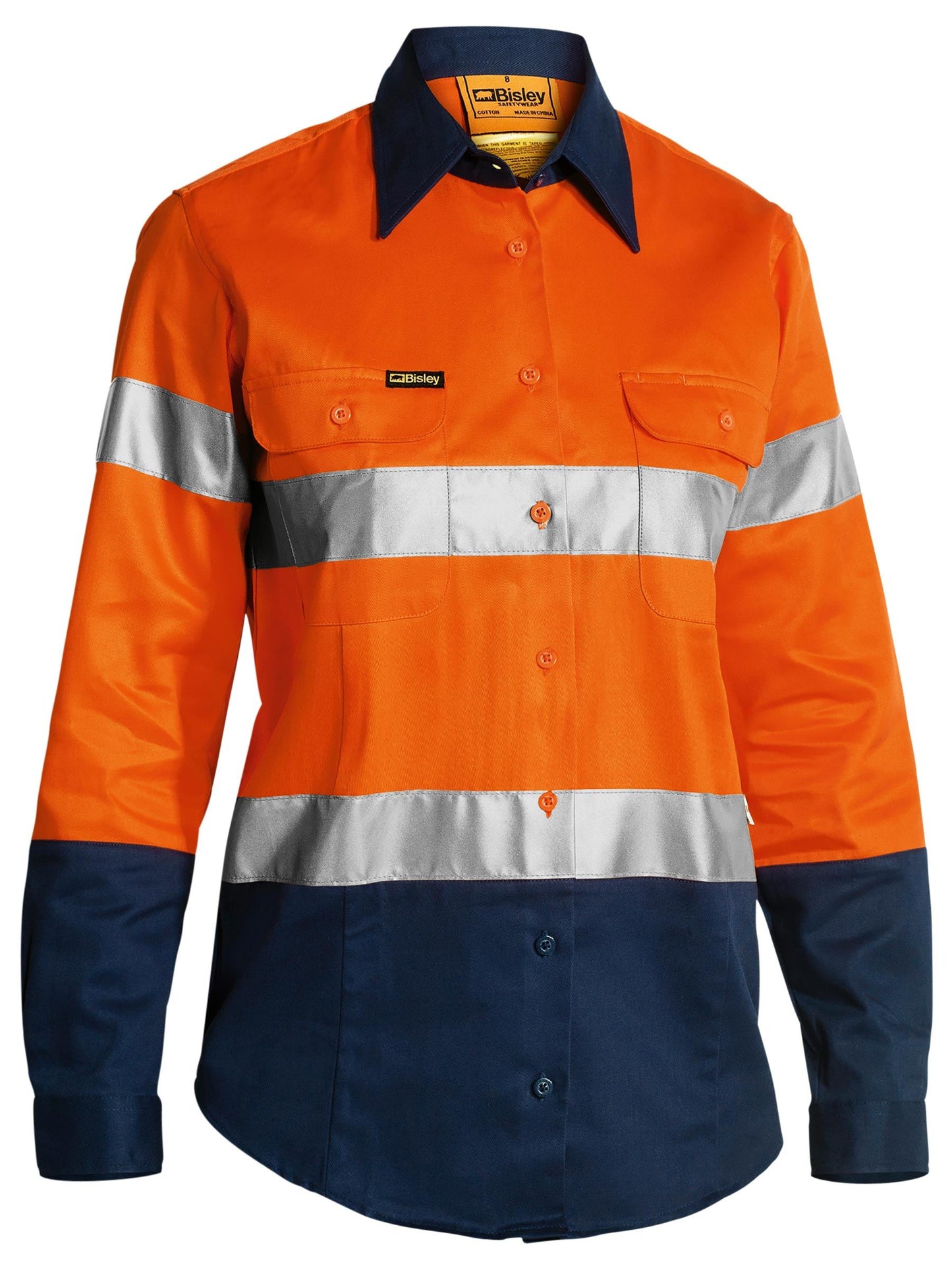 WOMEN'S TAPED HI VIS DRILL SHIRT BLT6456